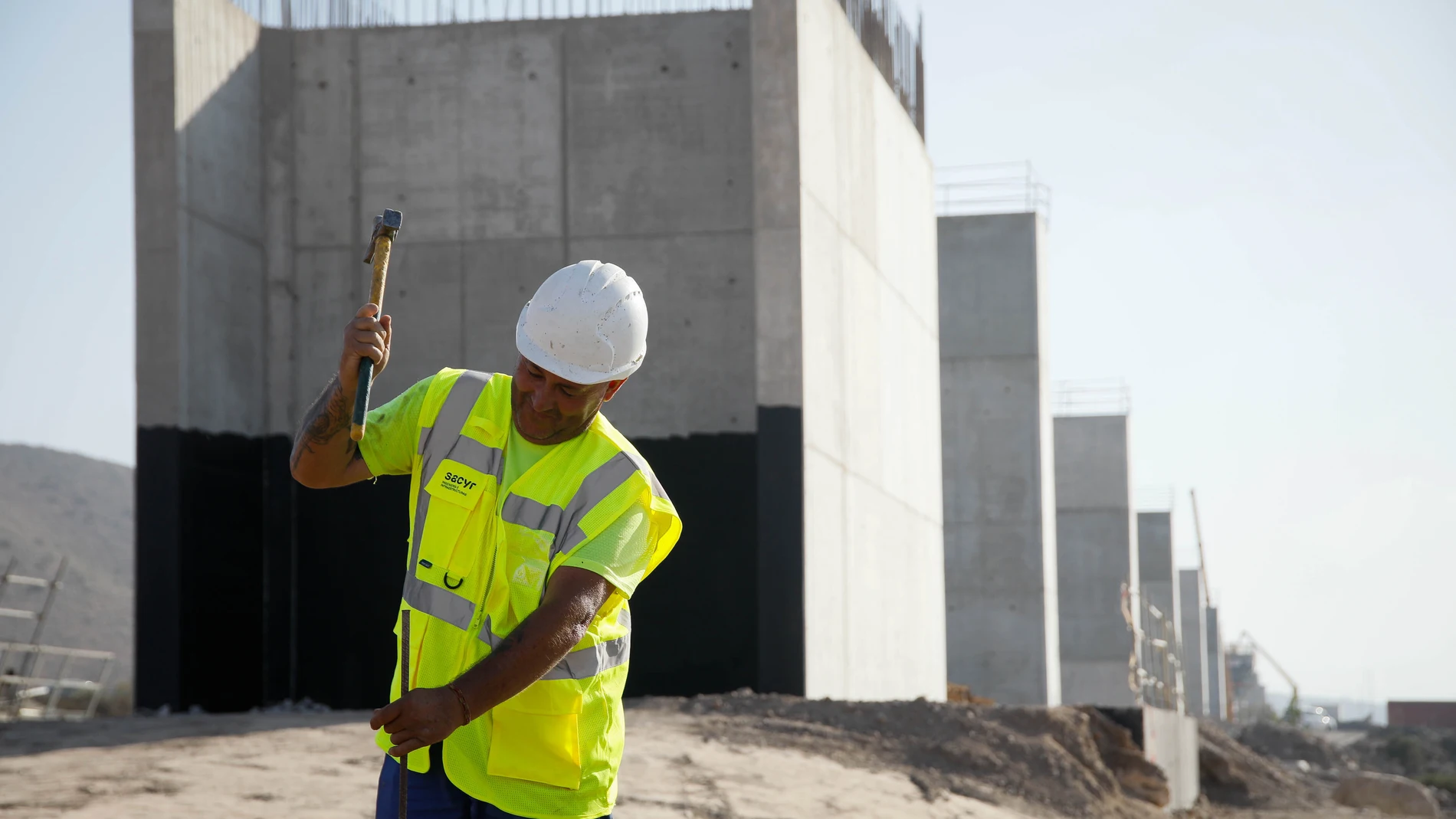 Obras de la línea de alta velocidad Murcia-Almería