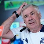 Real Madrid press conference in Valdebebas - LaLiga EA Sports