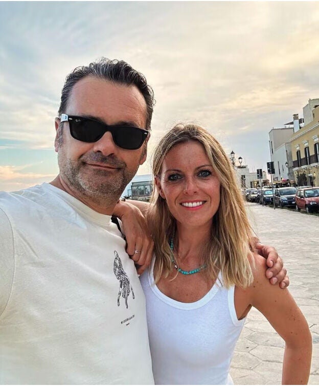 Andrea Ropero e Íñaki López en sus vacaciones por Italia