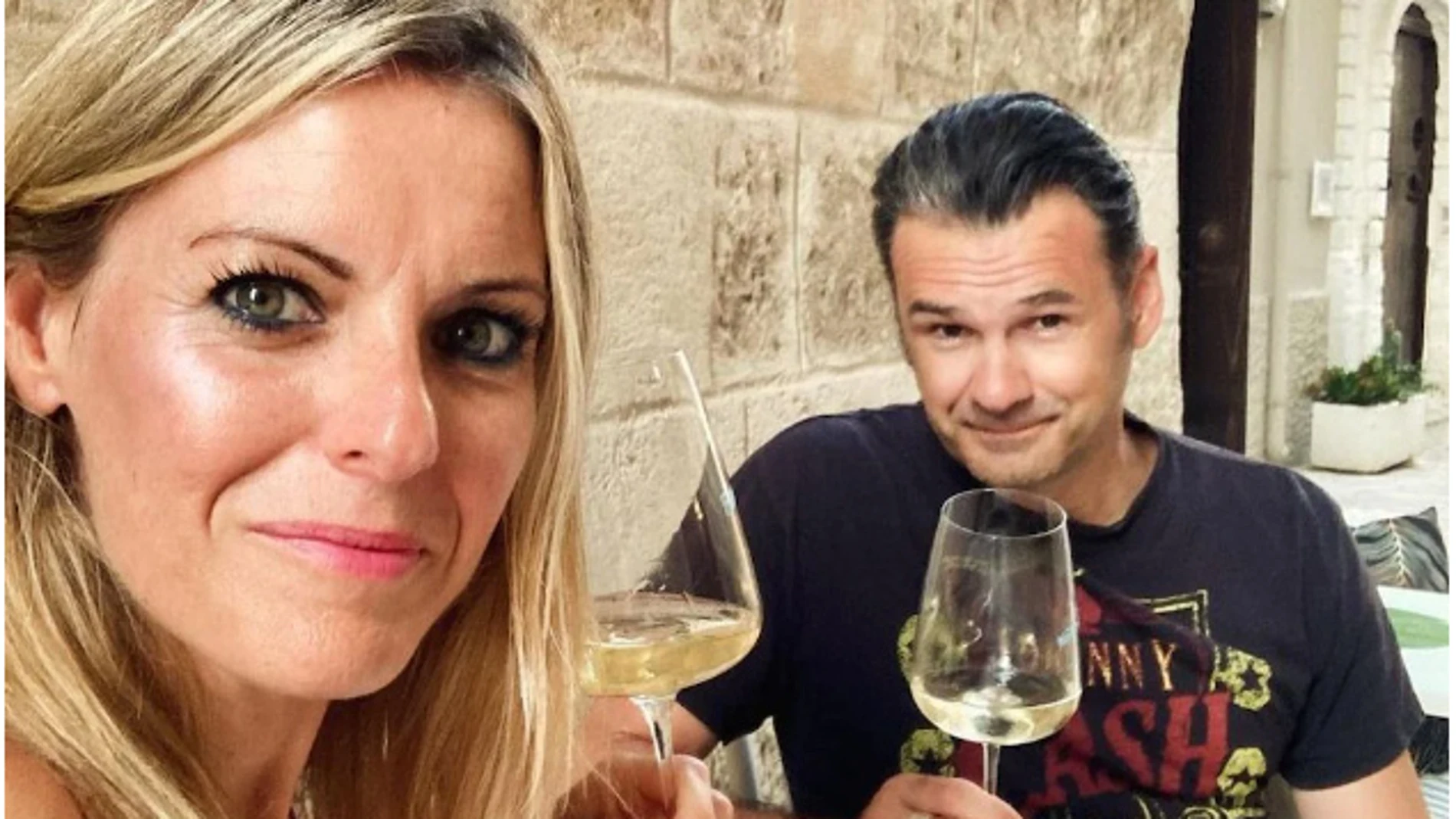 Andrea Ropero e Iñaki López en sus vacaciones por Italia