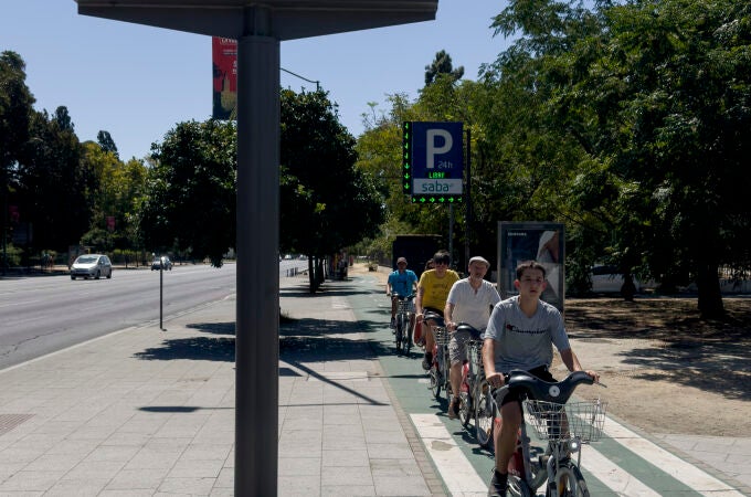 El calor vuelve a ser protagonista en Sevilla