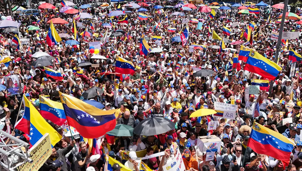 Colombia Venezuela Election Protest