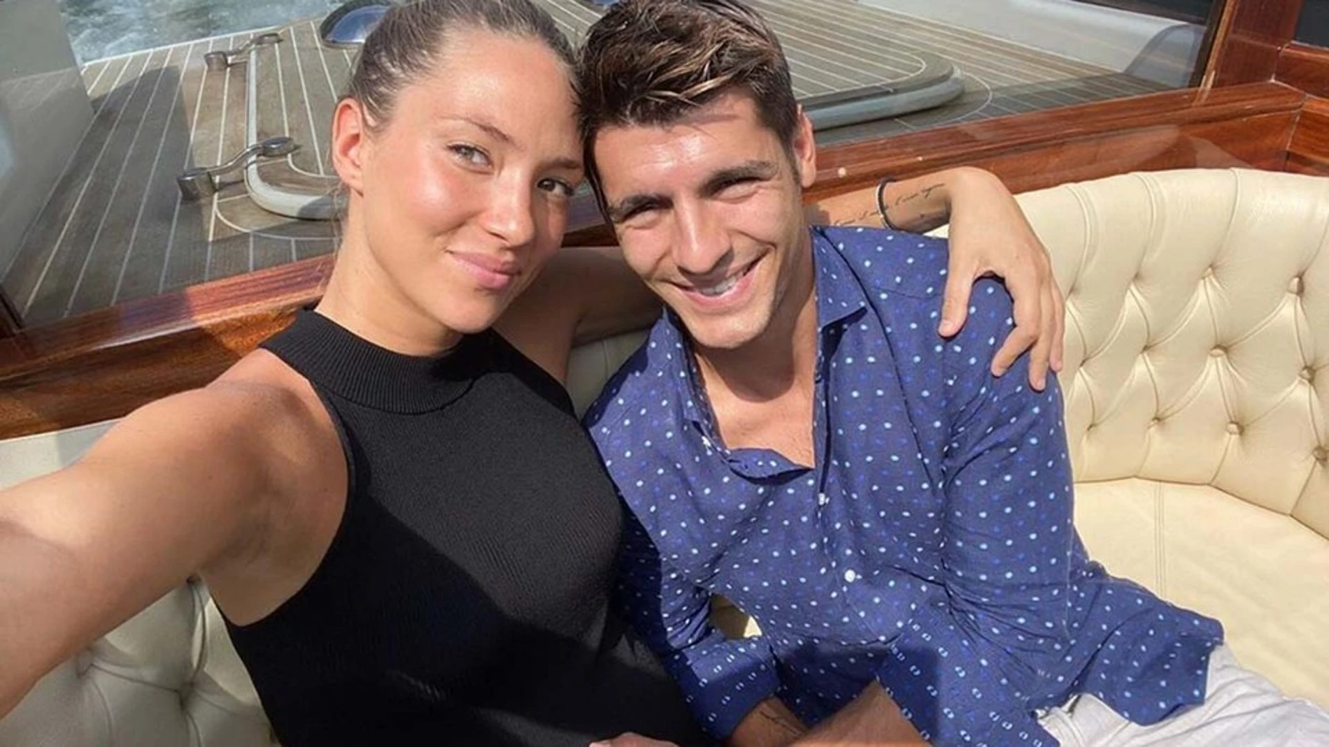 Alice Campello y Álvaro Morata