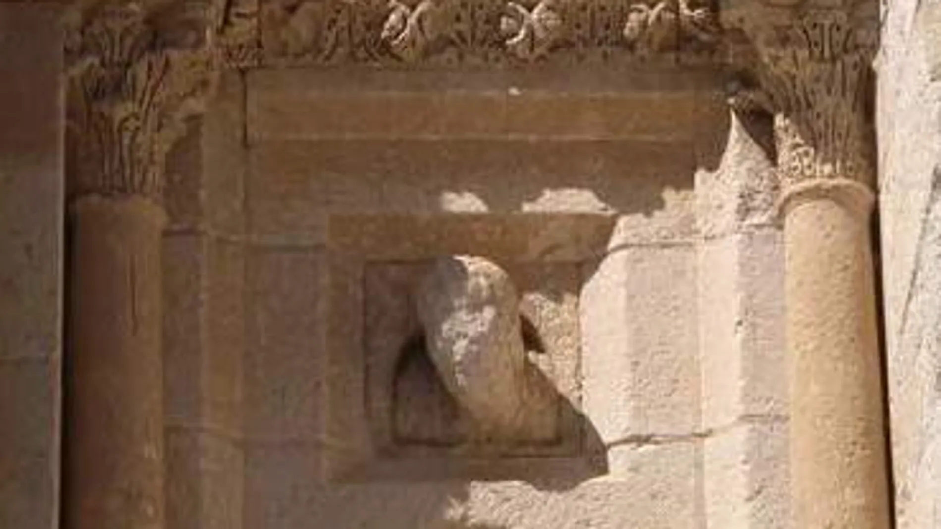 Cabeza aprisionada en la catedral de Zamora