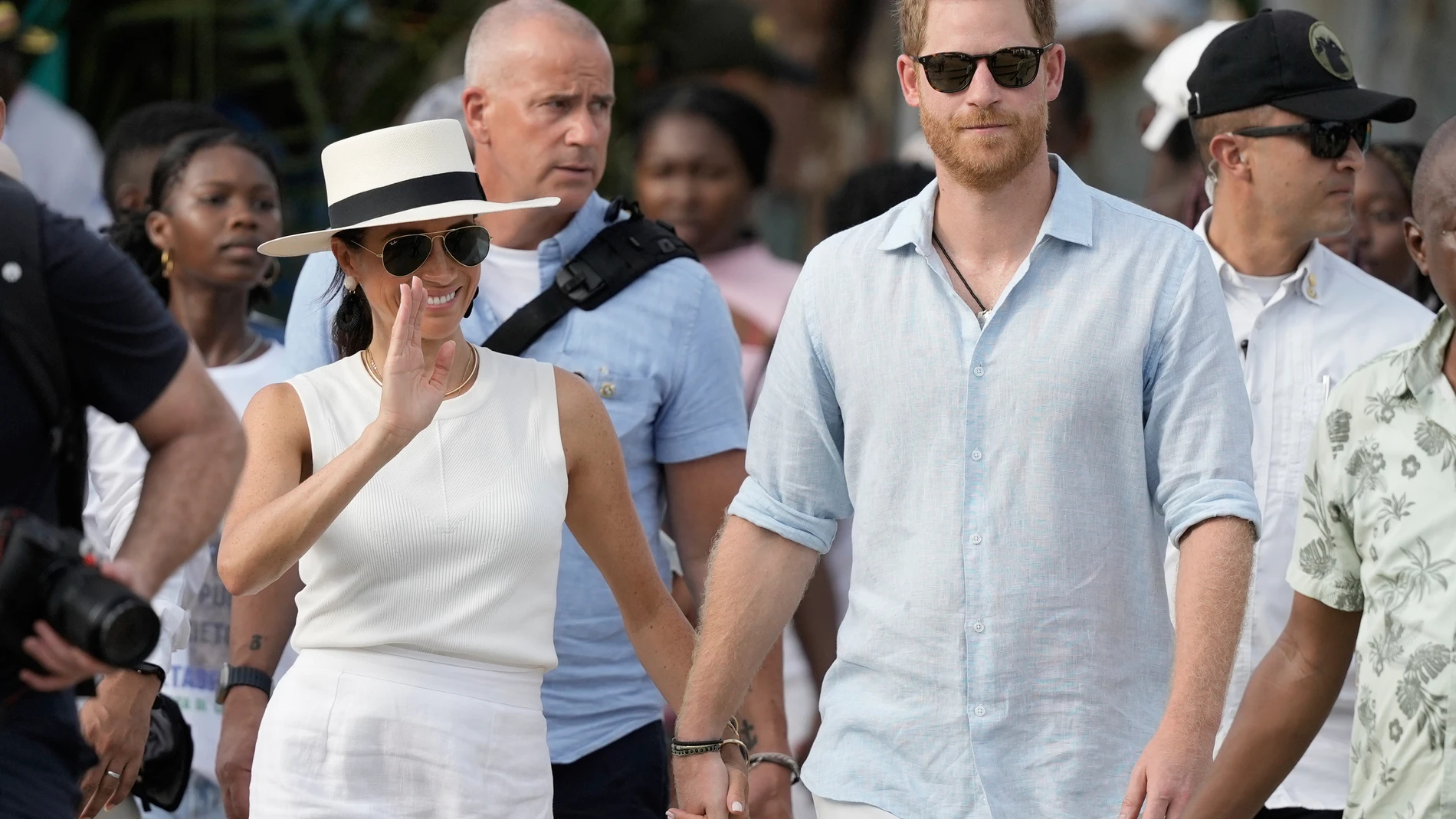 Meghan y Harry en Colombia.