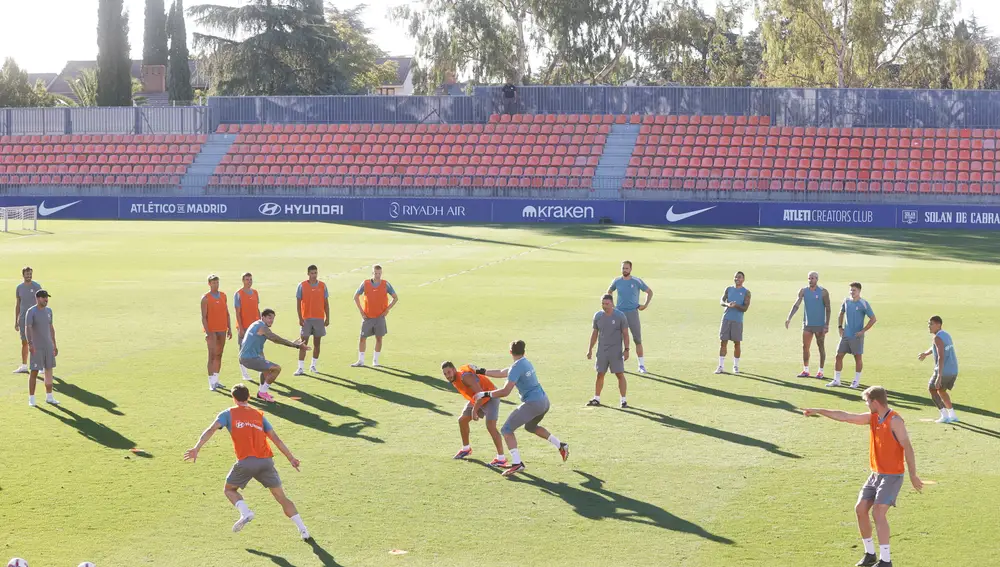 Entrenamiento del Atlético de Madrid
