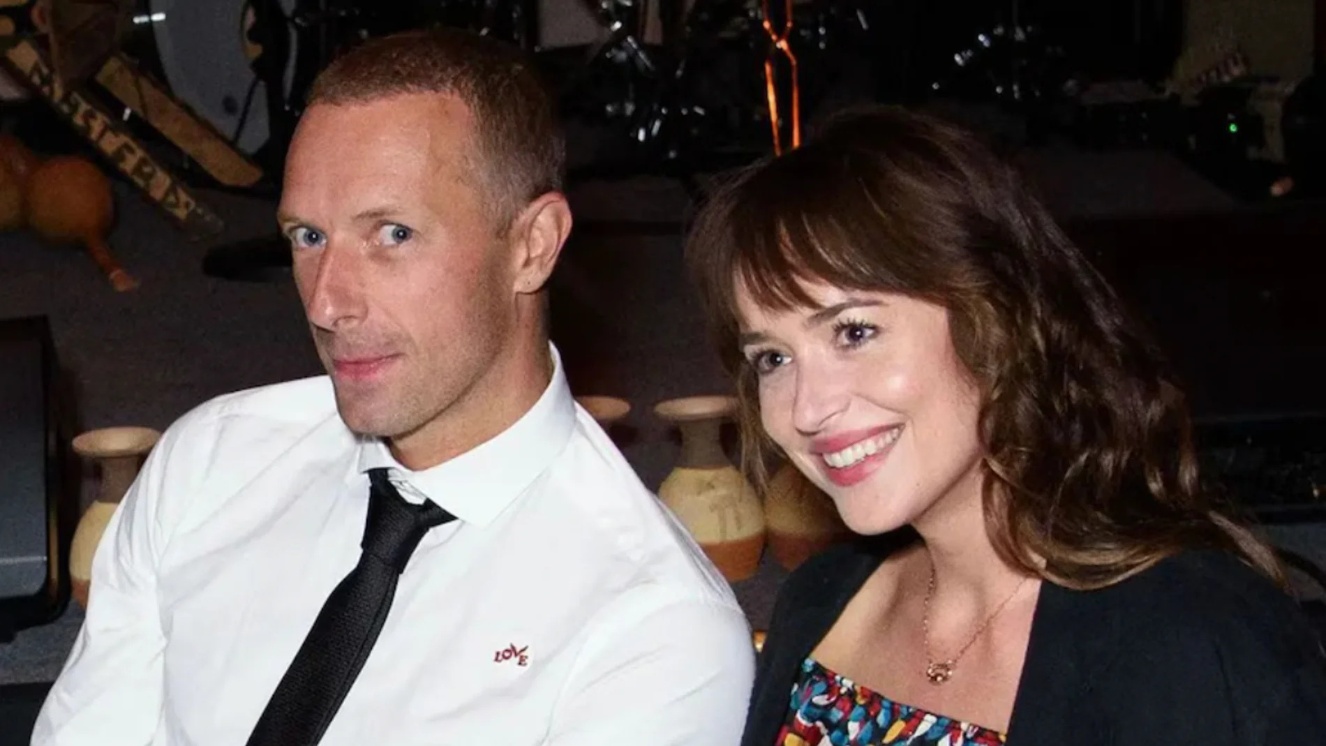Dakota Johnson y Chris Martin