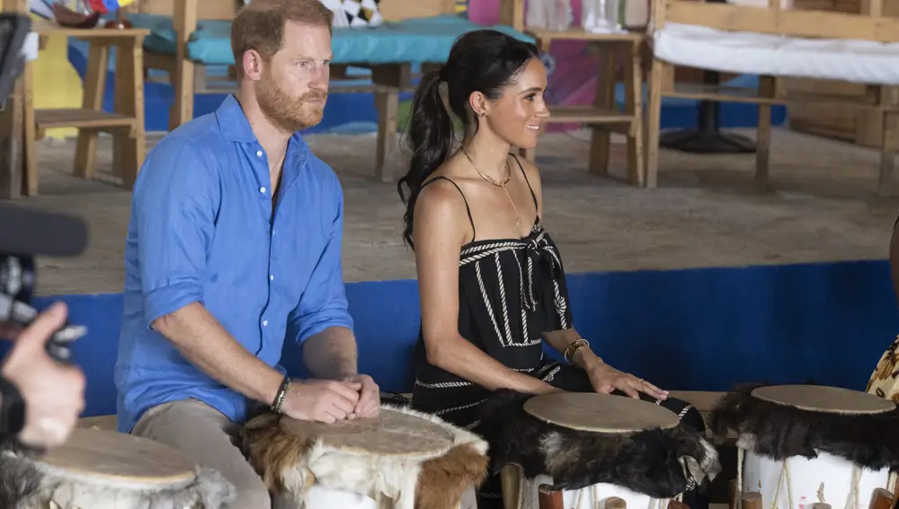 Meghan y Harry en Colombia.