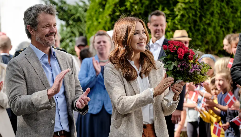 Denmark's royal couple visits Bornholm island