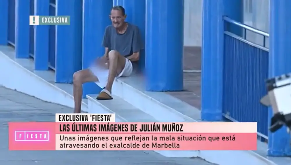 Las últimas imágenes de Julián Muñoz tras salir del hospital