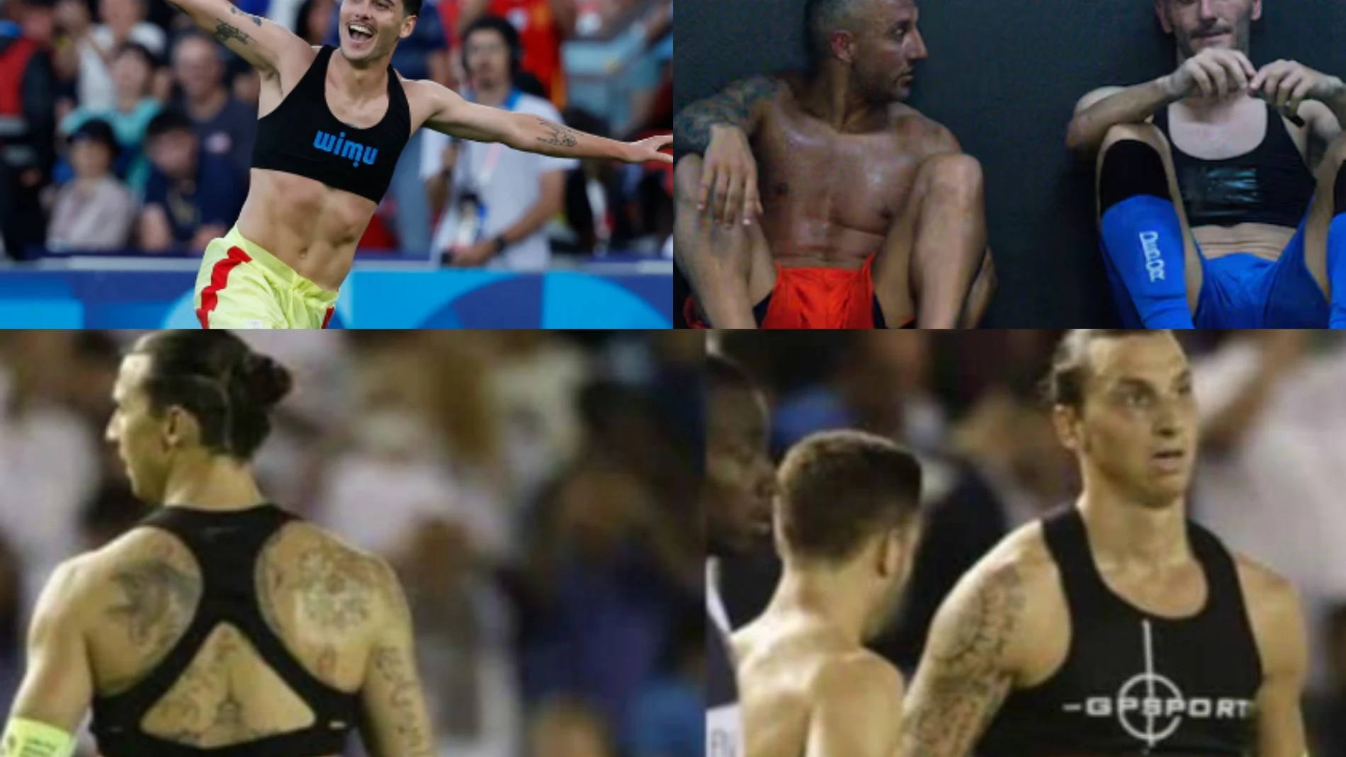 ¿Por qué ahora los futbolistas llevan sujetador?
