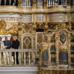 En los últimos meses ha sido retirada la parte superior del gran andamio que se instaló para la restauración de la caja del órgano que lo ha recubierto casi dos años