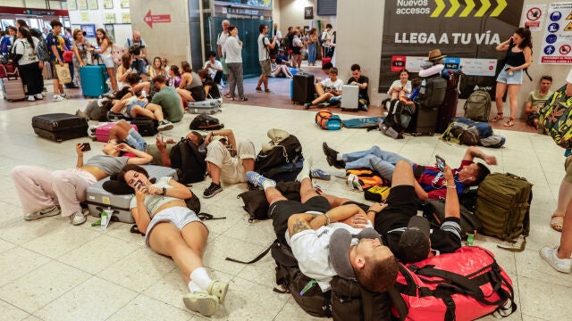 Retraso en la estación de Chamartín @Gonzalo Pérez Mata 