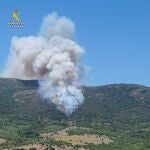 Incendio forestal de Tarifa. GUARDIA CIVIL
