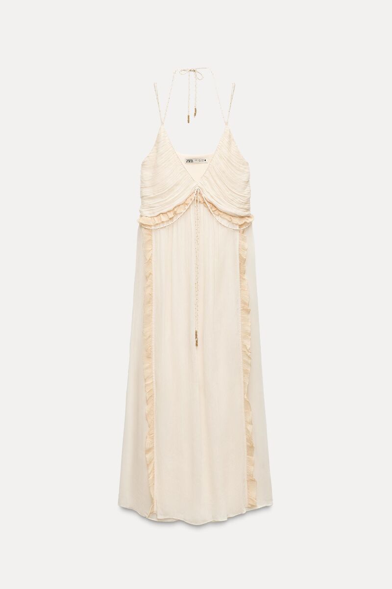 Vestido midi de Zara