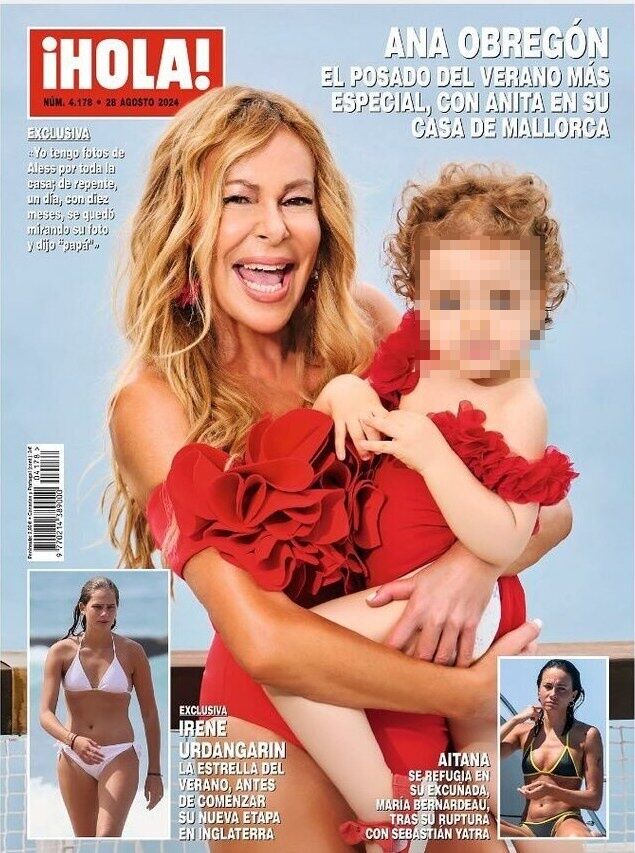 Ana Obregón y Ana Sandra, portada de la revista "¡Hola!"
