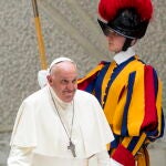 Pope Francis leads Wednesday's general audience in Vatican City