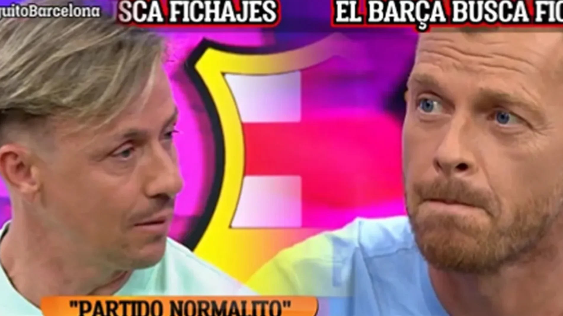 Guti, durante su análisis en El Chiringuito