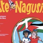 Cartel de la caseta que organiza el almuerzo proetarra