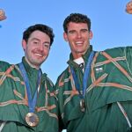 El atleta olímpico irlandés Daire Lynch (izquierda) reveló que le quitaron su medalla de bronce