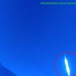 Una bola de fuego cruza a 64.100 km/hora las sierras norte de Sevilla y Huelva en la noche del miércoles