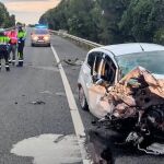Imagen de un accidente de tráfico en la Comunidad Valenciana