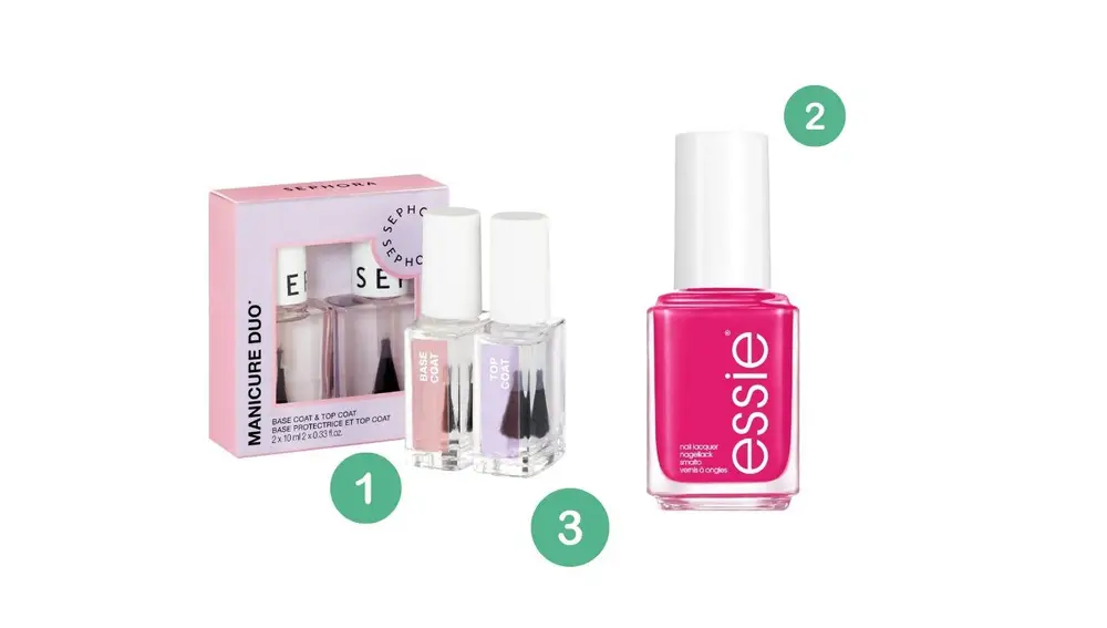 Kit de manicura con el color ideal para el bronceado.