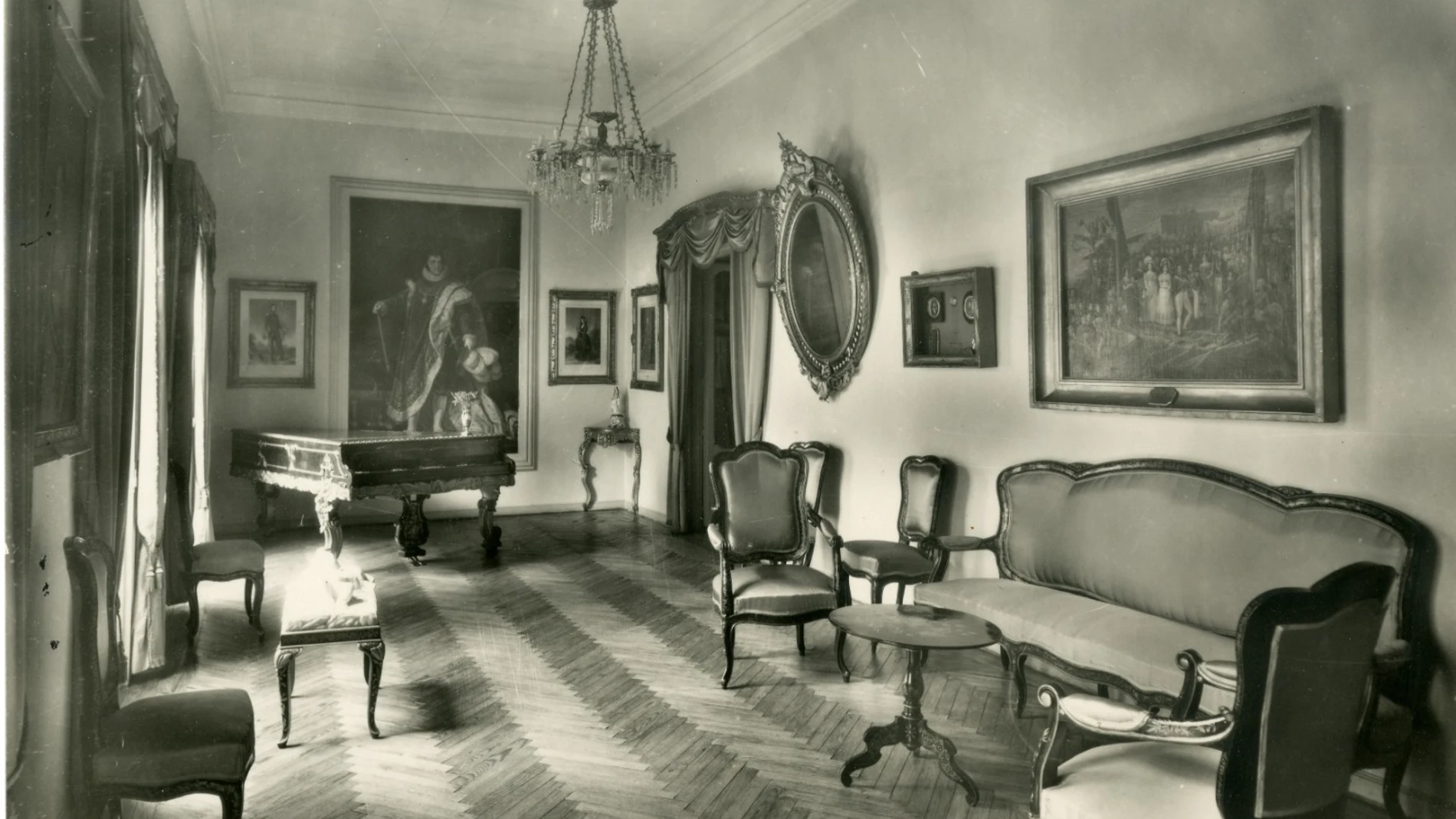 Imagen de la antigua Sala Real del Museo Romántico