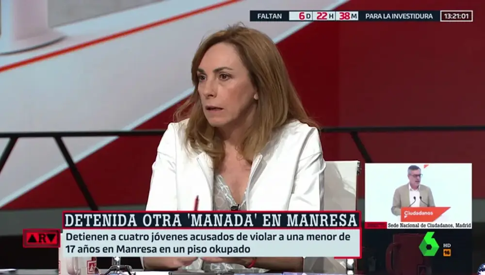 Angélica Rubio en 'Al Rojo Vivo'