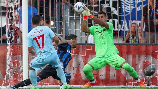 Juan Musso con el Atalanta
