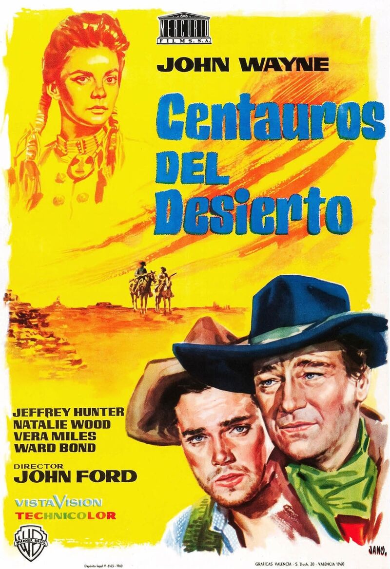 Su creación para "Centauros del desierto", el clásico de John Ford