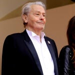 Alain Delon con su hija Anouchka 