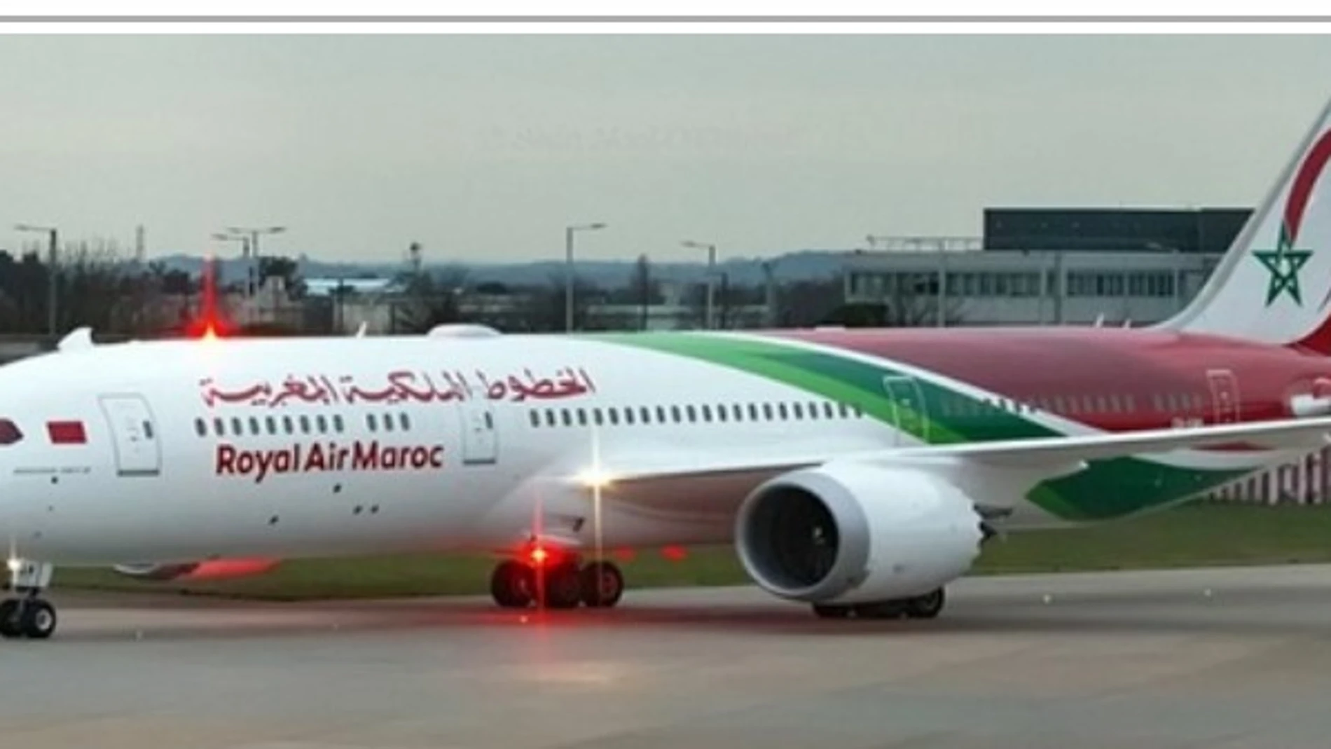 Foto de archivo de un avión marroquí