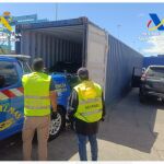 Uno de los coches recuperados