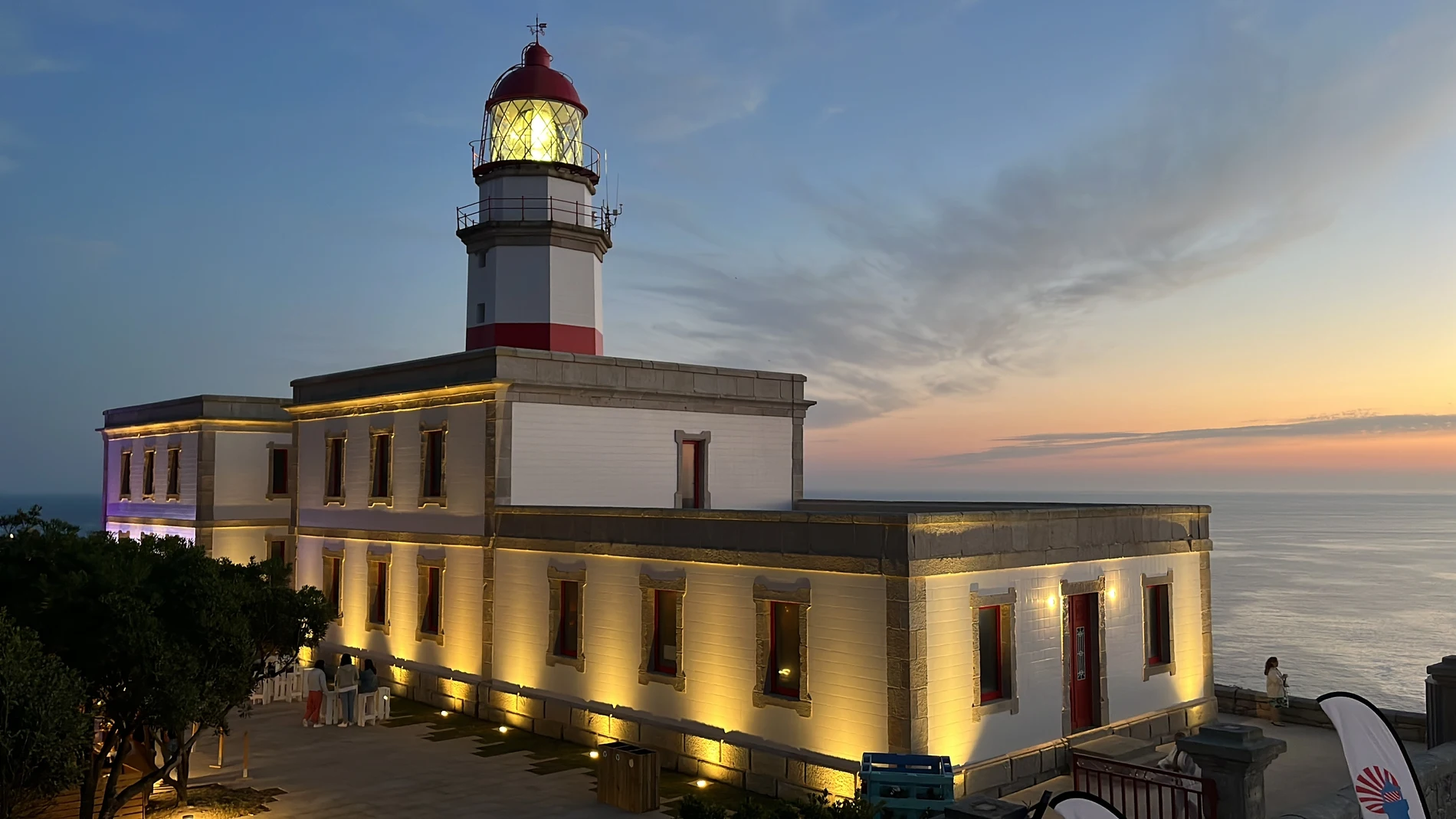 Faro Grande en Baiona, un faro rehabilitado en futuro hotel restaurante