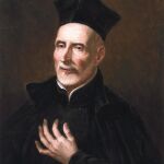 Retrato del sacerdote, pedagogo y santo español San José de Calasanz (1557-1648)