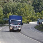 Carretera abierta recientemente en la provincia de León