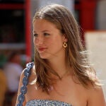 La Princesa Leonor en una imagen de archivo en Mallorca.