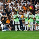 Fede Valverde celebra con rabia su gol al Valladolid