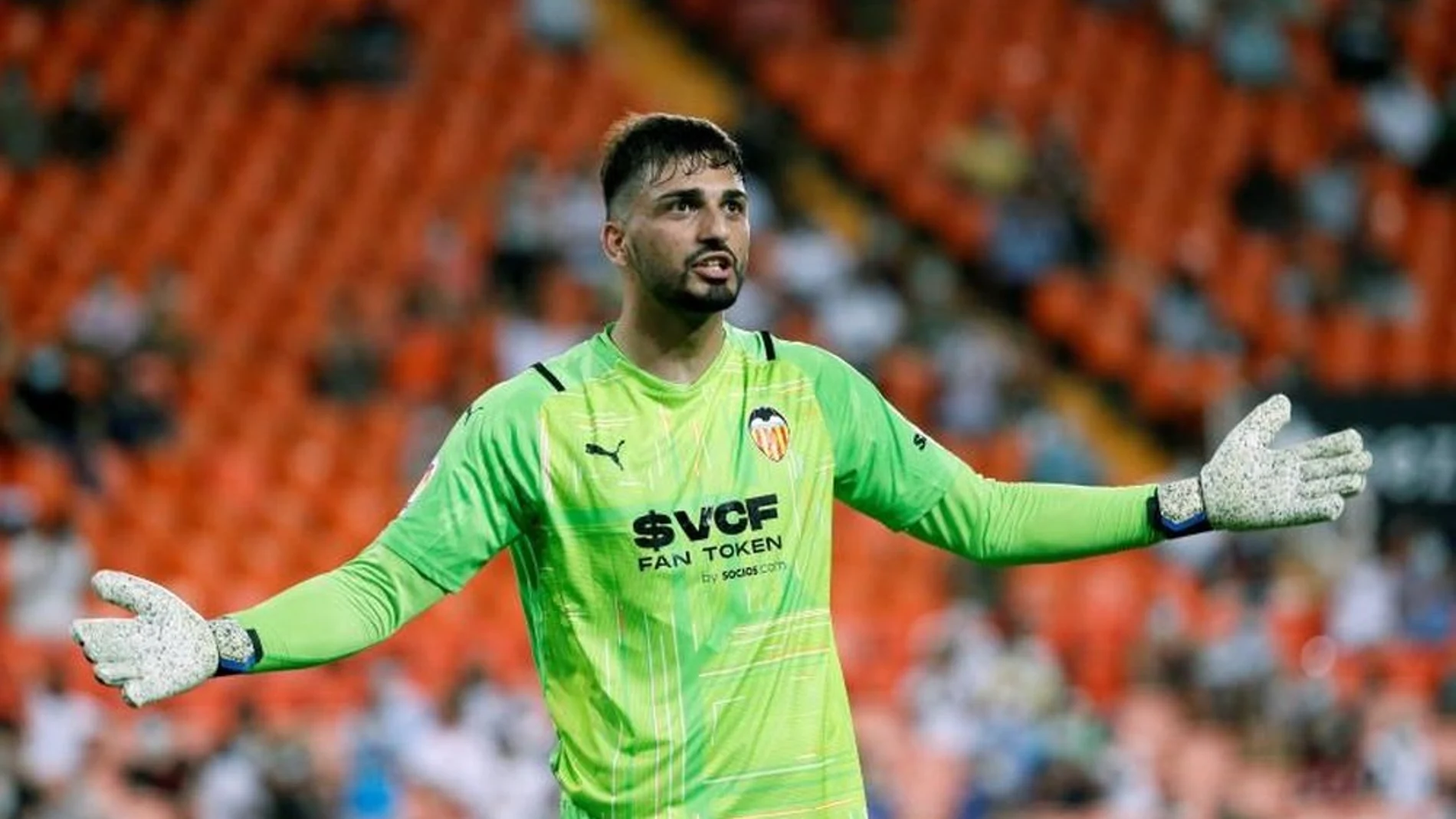 Giorgi Mamardashvili con el Valencia