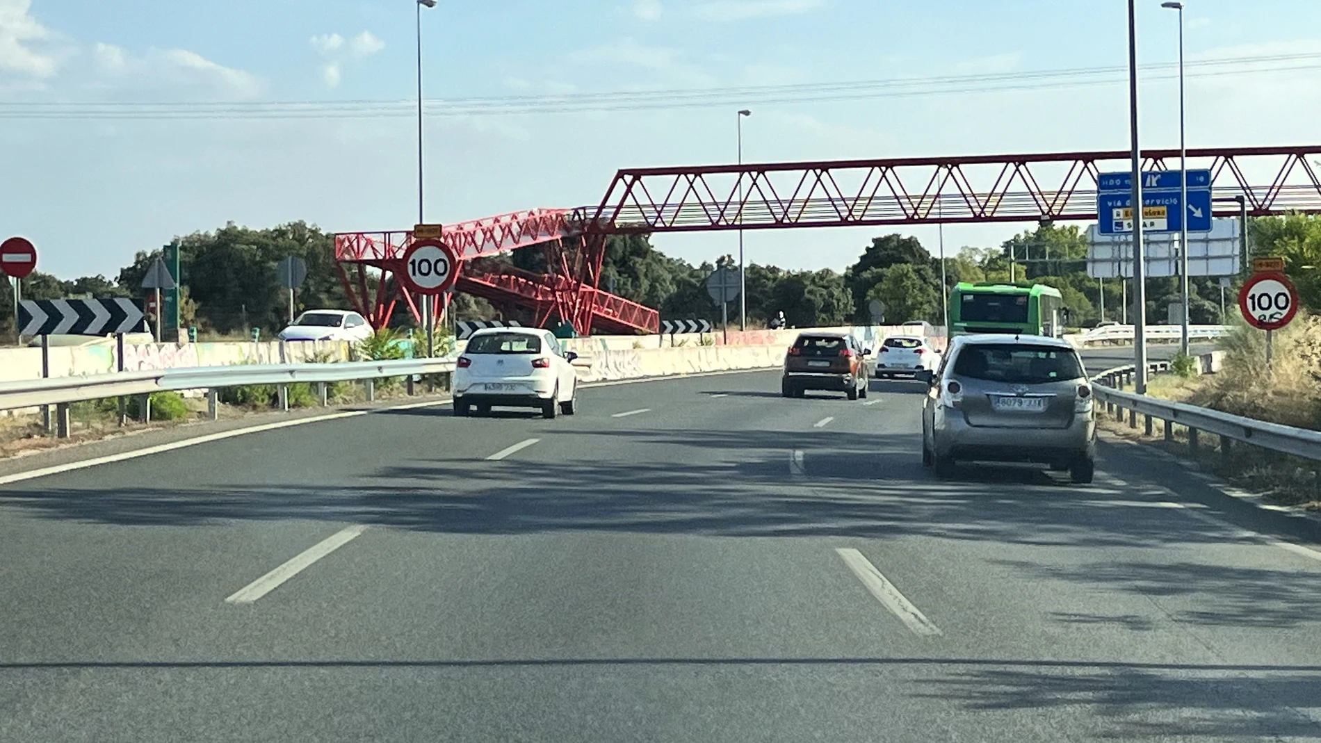 La M-50, a su paso por Tres Cantos