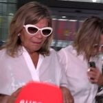 Cari Lapique, desolada, llega a Marbella para despedirse de Caritina Goyanes