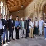 Los consejeros de Cultura, Turismo y Deporte, Gonzalo Santonja, y de Educación, Rocío Lucas, presentan las obras de restauración de la iglesia de Nuestra Señora del Rivero