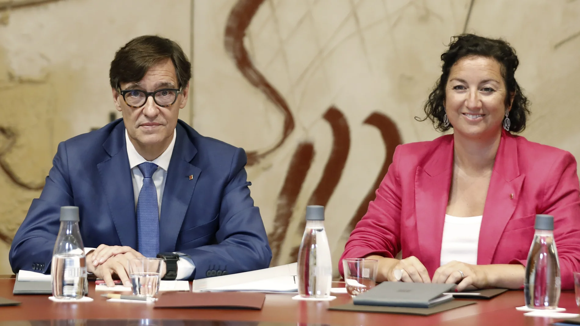 Salvador Illa y Alicia Romero