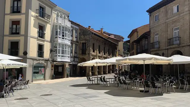 Casco histórico de Avilés, Plaza de España Casco histórico de Avilés, Plaza de España