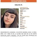 Sucesos.- Buscan a una chica de 14 años desaparecida ayer en Getafe