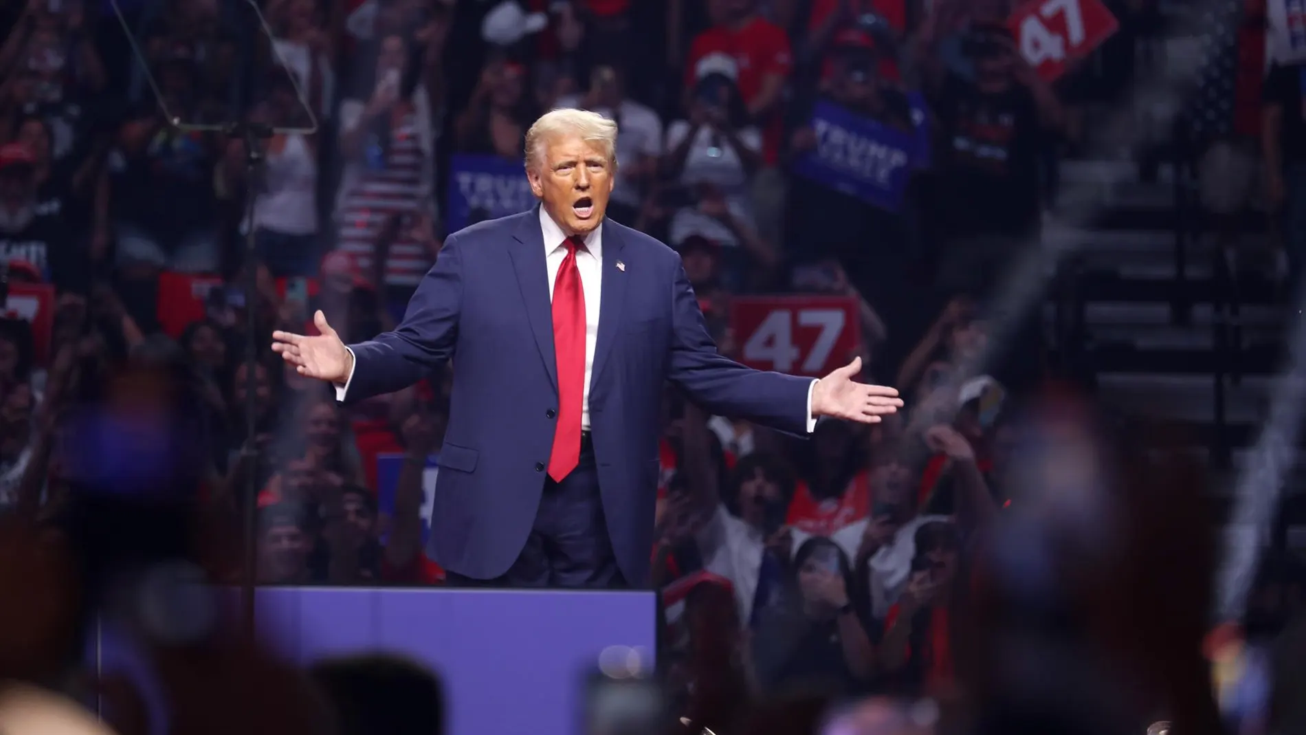 El candidato republicano, Donald Trump