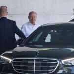 German Chancellor Olaf Scholz meets CDU opposition leader Friedrich Merz at the Chancellery