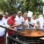 El secretario general del PSOECyL, Luis Tudanca, asiste a la celebración de La Judiada de La Granja