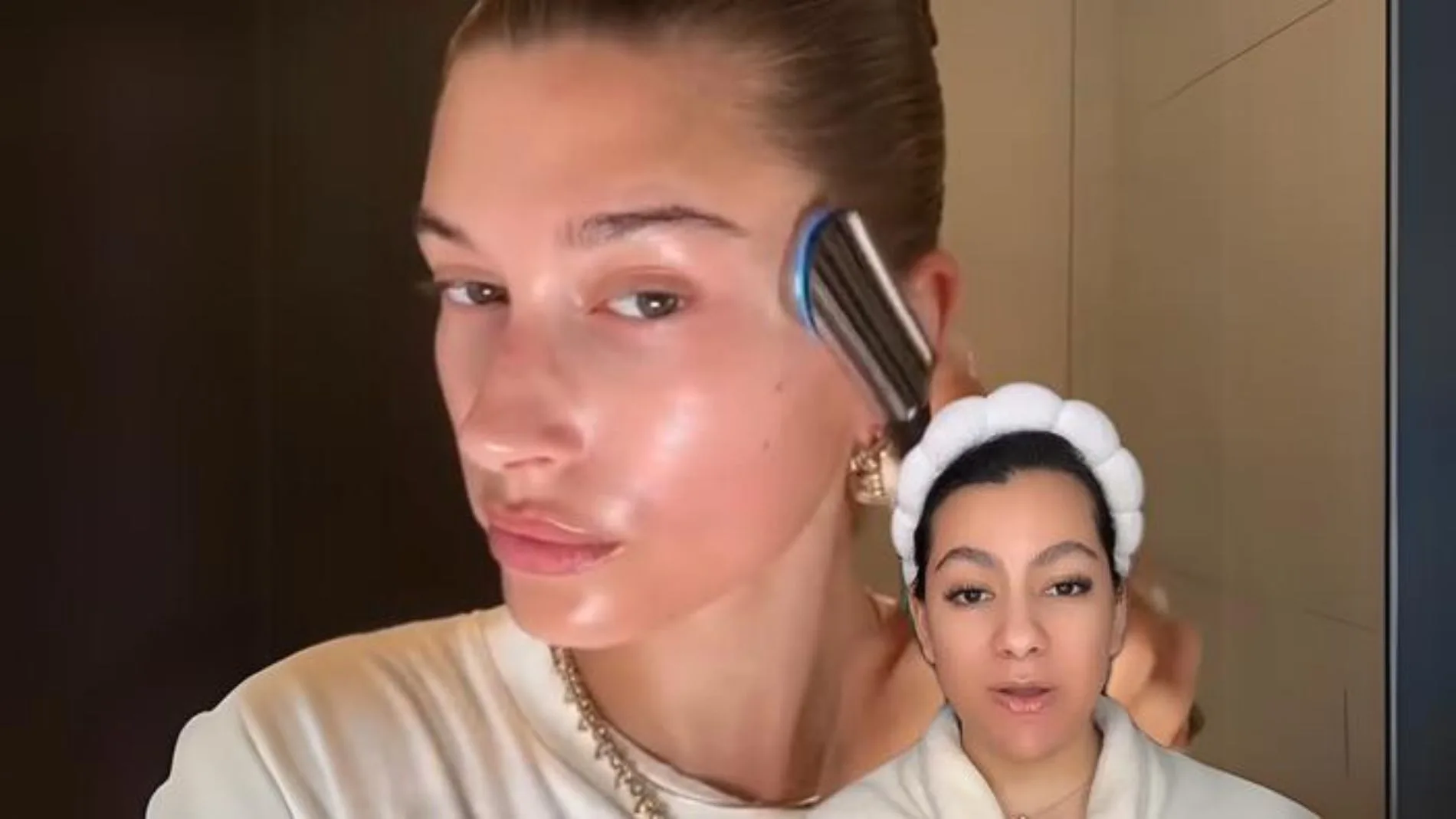 Tratamiento facial Hailey Bieber.